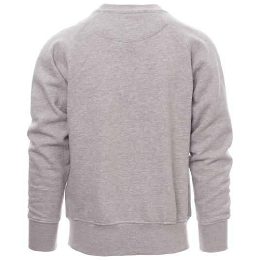 BLUZA OKRĄGŁY DEKOLT MISTRAL+ MELANGE - SZARY MELANŻ