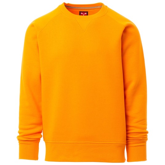 BLUZA OKRĄGŁY DEKOLT MISTRAL+ - POMARAŃCZOWY