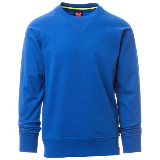 BLUZA OKRĄGŁY DEKOLT MISTRAL+ SUMMER - KRÓLEWSKI NIEBIESKI