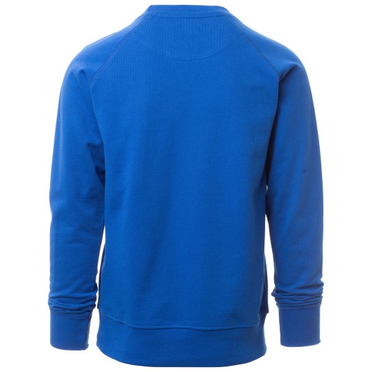 BLUZA OKRĄGŁY DEKOLT MISTRAL+ SUMMER - KRÓLEWSKI NIEBIESKI