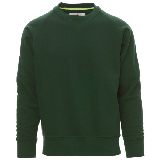 BLUZA OKRĄGŁY DEKOLT MISTRAL+ - ZIELONY