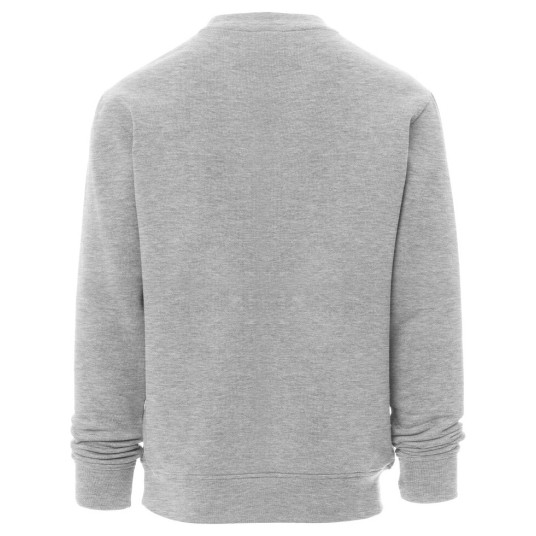 BLUZA OKRĄGŁY DEKOLT NEW ORLEANS MELANGE - SZARY MELANŻ