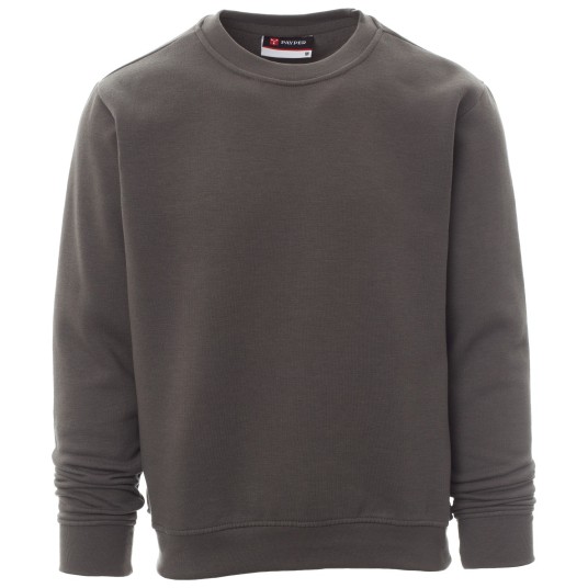 BLUZA OKRĄGŁY DEKOLT NEW ORLEANS - ZADYMIONY