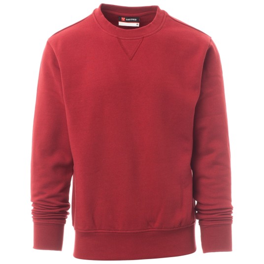 BLUZA OKRĄGŁY DEKOLT ORLANDO - BORDOWY