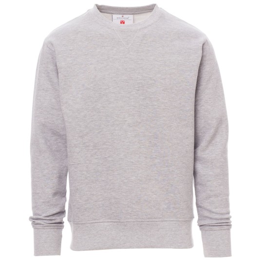 BLUZA OKRĄGŁY DEKOLT ORLANDO MELANGE - SZARY MELANŻ