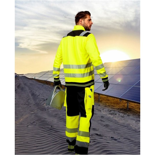 BLUZA OSTRZEGAWCZA SIGNAL HIVIZ - ŻÓŁTO-CZARNA