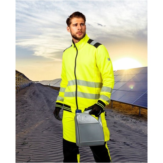 BLUZA OSTRZEGAWCZA SIGNAL HIVIZ - ŻÓŁTO-CZARNA