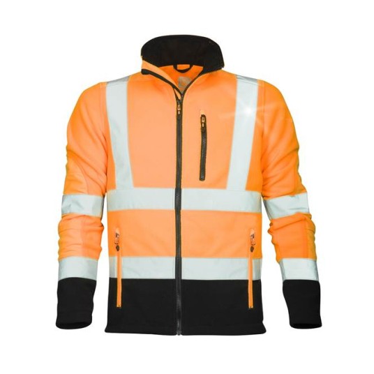BLUZA OSTRZEGAWCZA Z POLARU SIGNAL - POMARAŃCZOWY