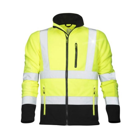 BLUZA OSTRZEGAWCZA Z POLARU SIGNAL - ŻÓŁTY