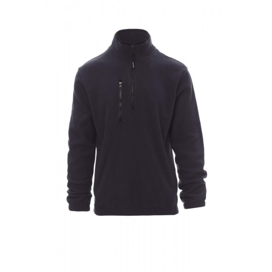 BLUZA POLAR KRÓTKI ZAMEK MĘSKA PIRENEI - GRANATOWY