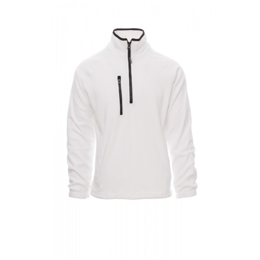 BLUZA POLAR KRÓTKI ZAMEK UNISEX DOLOMITI+ - BIAŁY