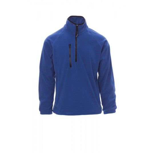 BLUZA POLAR KRÓTKI ZAMEK UNISEX DOLOMITI+ - KRÓLEWSKI NIEBIESKI
