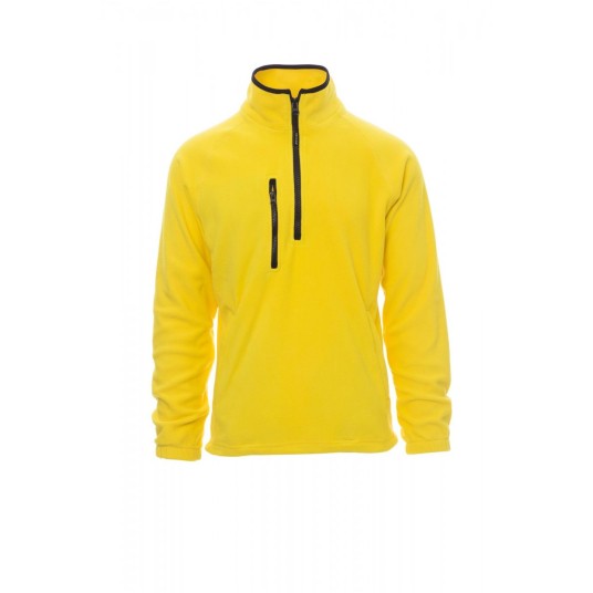 BLUZA POLAR KRÓTKI ZAMEK UNISEX DOLOMITI+ - ŻÓŁTY