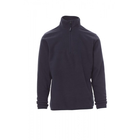 BLUZA POLAR KRÓTKI ZAMEK UNISEX SOFT+ - GRANATOWY