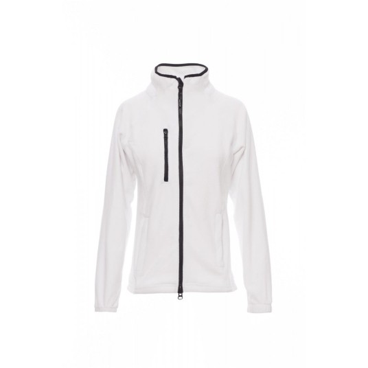BLUZA POLAR ROZPINANA DAMSKA NORWAY LADY - BIAŁY