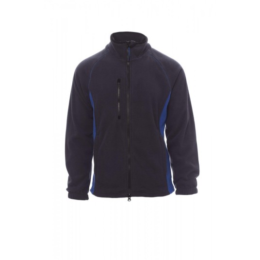 BLUZA POLAR ROZPINANA MĘSKA ASPEN+ - GRANATOWY/KRÓLEWSKI NIEBIESKI