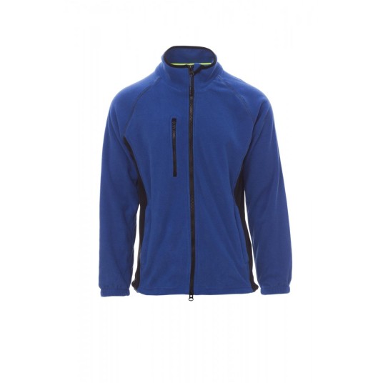 BLUZA POLAR ROZPINANA MĘSKA ASPEN+ - KRÓLEWSKI NIEBIESKI/CZARNY