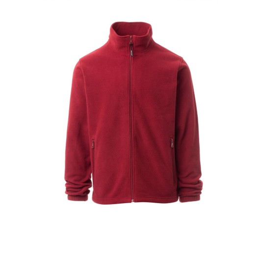 BLUZA POLAR ROZPINANA MĘSKA NEPAL - BORDOWY