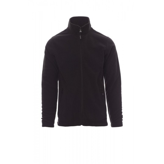 BLUZA POLAR ROZPINANA MĘSKA NEPAL - CZARNY