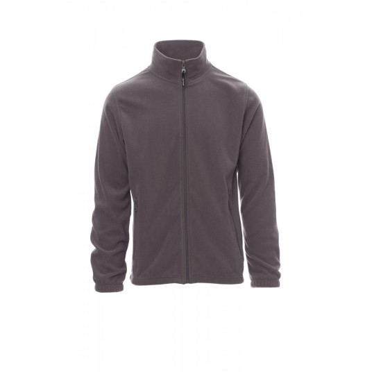 BLUZA POLAR ROZPINANA MĘSKA NEPAL - SZARY STALOWY