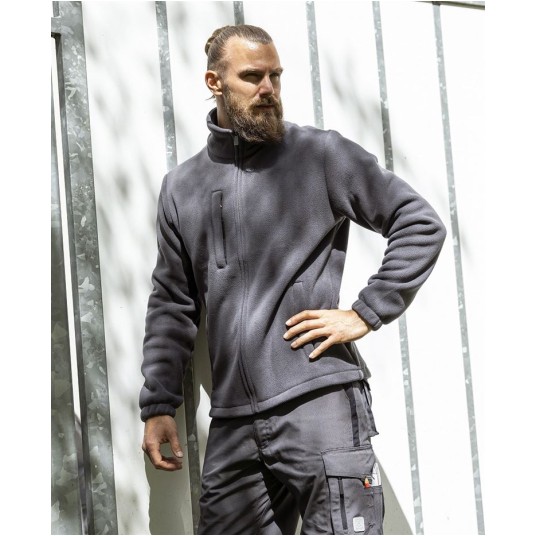 BLUZA POLAROWA 450 - CIEMNO-SZARY