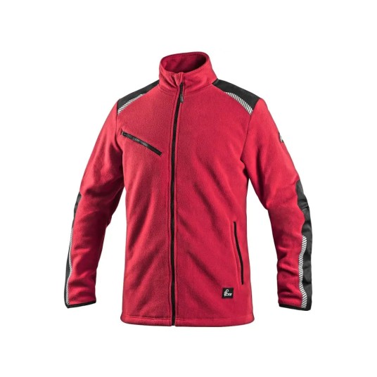 BLUZA POLAROWA CXS 4ENVI SOLIS - CZERWONY