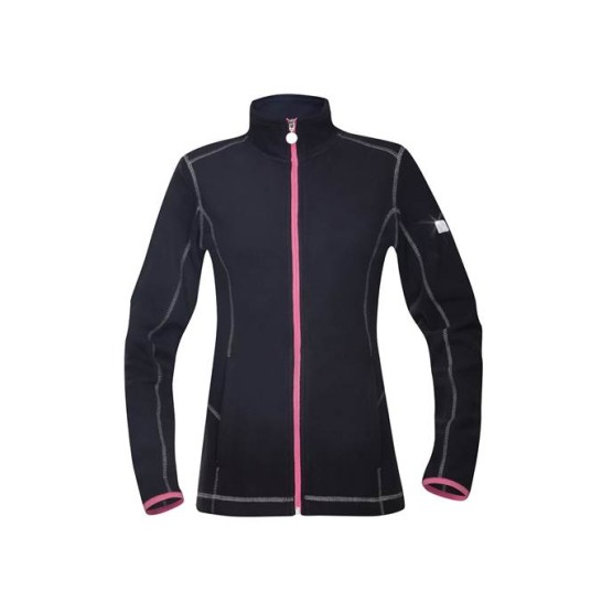 BLUZA POLAROWA FLORET DAMSKA - CZARNY