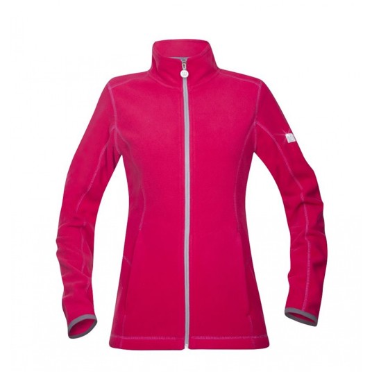 BLUZA POLAROWA FLORET DAMSKA - RÓŻOWY