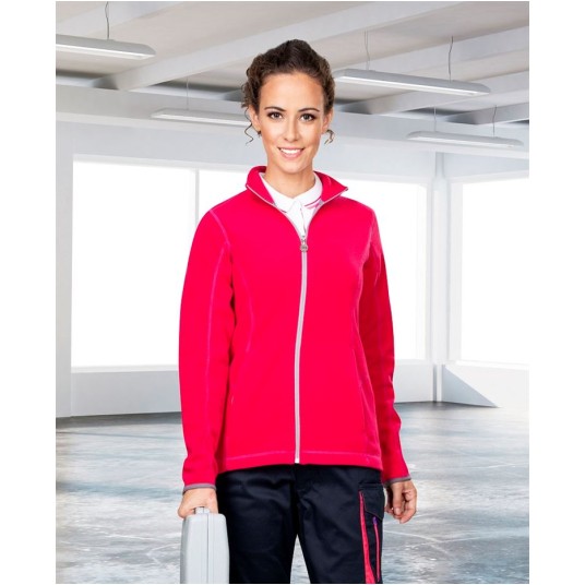 BLUZA POLAROWA FLORET DAMSKA - RÓŻOWY