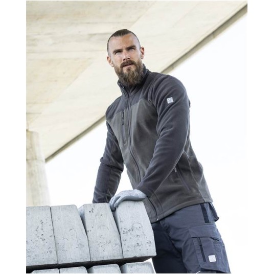 BLUZA POLAROWA MICHAEL MĘSKA - BRĄZOWY