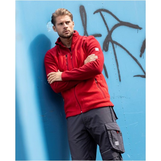 BLUZA POLAROWA MICHAEL MĘSKA - CZERWONY