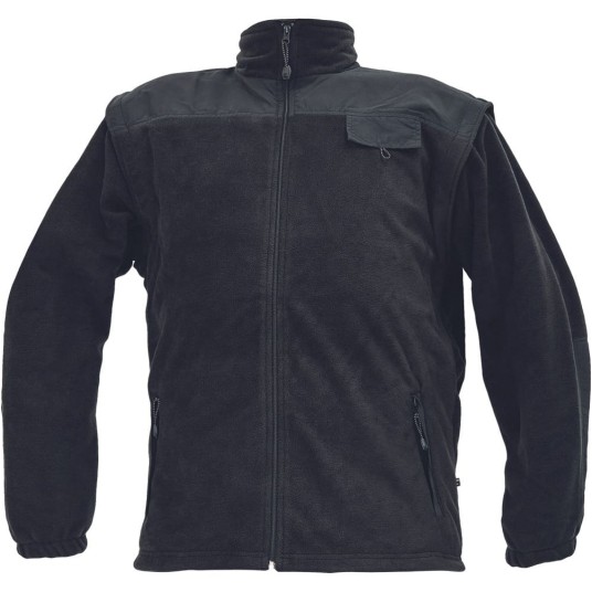 BLUZA POLAROWA RANDWIK - CZARNY