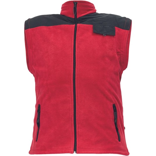 BLUZA POLAROWA RANDWIK - CZERWONY