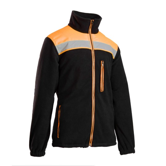 BLUZA POLAROWA SEVEN KINGS RIVAL - CZARNY/ŻÓŁTY