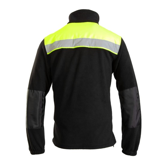 BLUZA POLAROWA SEVEN KINGS RIVAL - CZARNY/ŻÓŁTY