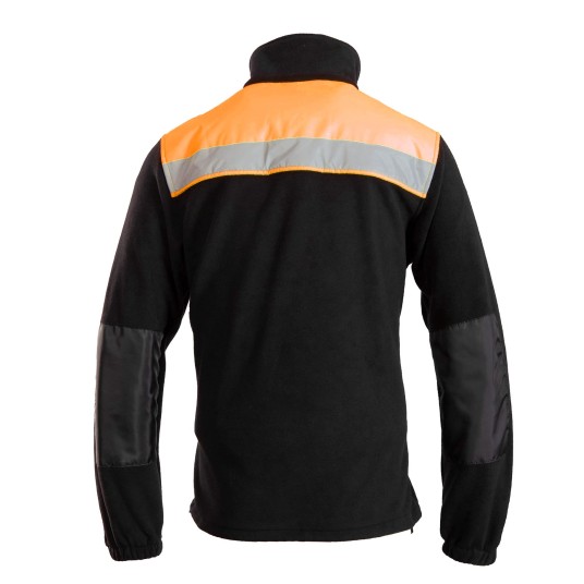 BLUZA POLAROWA SEVEN KINGS RIVAL - CZARNY/ŻÓŁTY