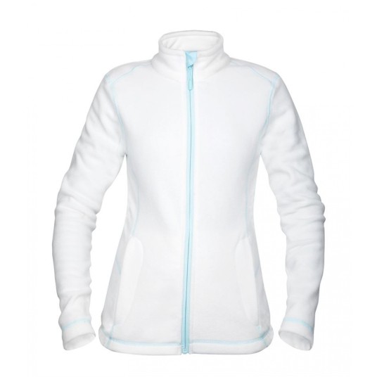 BLUZA POLAROWA YVONNE - BIAŁY