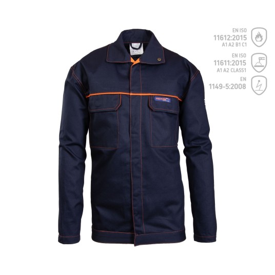 BLUZA PROFFLAM ANTISTATIC KAT.II - GRANATOWY