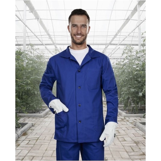 BLUZA ROBOCZA I SPODNIE DO PASA KLASIK - NIEBIESKI - 176-182CM