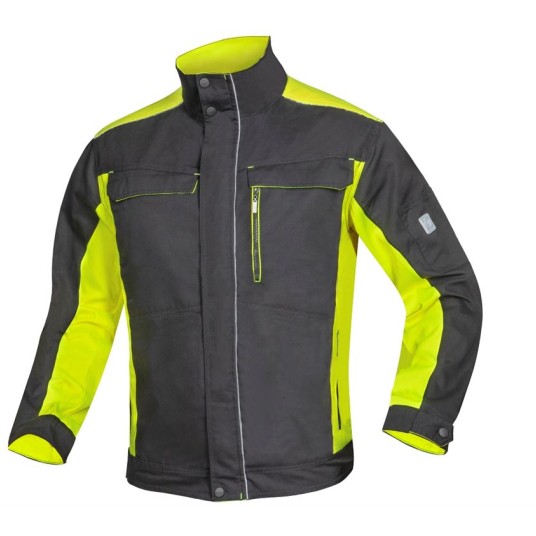 BLUZA ROBOCZA NEON - CZARNO-ŻÓŁTY