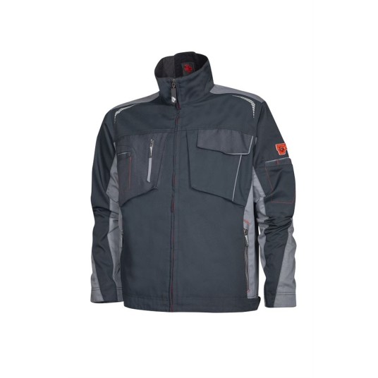 BLUZA ROBOCZA R8ED+ - CZARNO-SZARY - 176-182CM