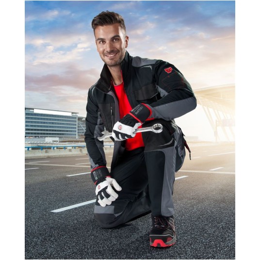 BLUZA ROBOCZA R8ED+ - CZARNO-SZARY - 176-182CM