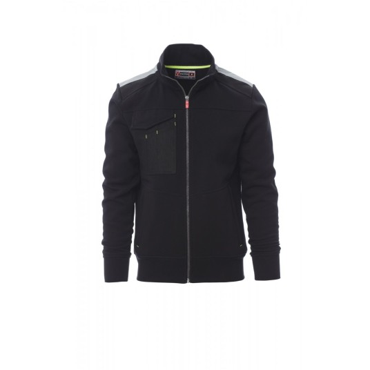 BLUZA ROBOCZA ROZPINANA MĘSKA WORK 2.0 - CZARNY