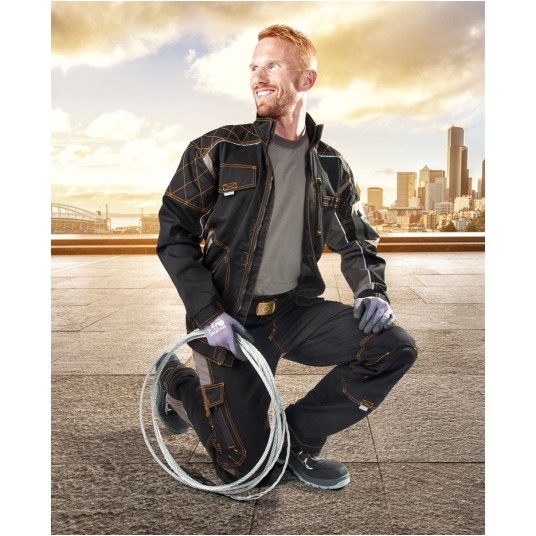 BLUZA ROBOCZA VISION 01 - CZARNO-SZARY