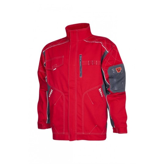 BLUZA ROBOCZA VISION 01 - CZERWONO-SZARY