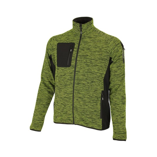 BLUZA ROZPINANA BENNON ALTOS SWEATSHIRT YELLOW