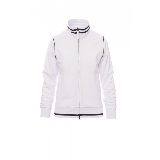 BLUZA ROZPINANA DAMSKA DERBY LADY - BIAŁY/GRANATOWY