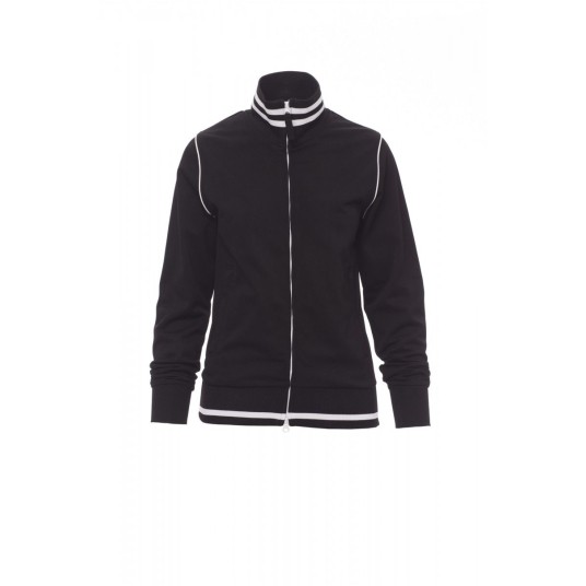 BLUZA ROZPINANA DAMSKA DERBY LADY - CZARNY/BIAŁY