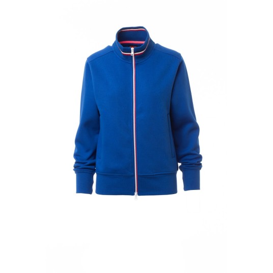 BLUZA ROZPINANA DAMSKA NAZIONALE LADY - KRÓLEWSKI NIEBIESKI/WŁOCHY