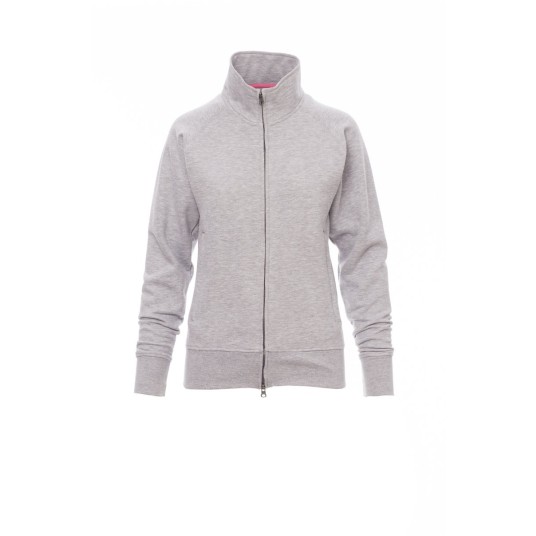 BLUZA ROZPINANA DAMSKA PANAMA+LADY MELANGE - SZARY MELANŻ